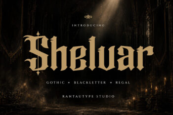 Shelvar Blackletter Font