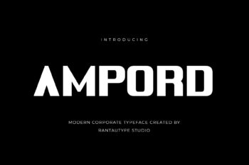 Ampord Corporate Typeface