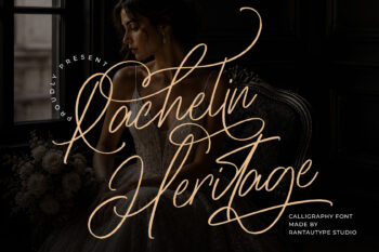 Rachelin Heritage Calligraphy Font