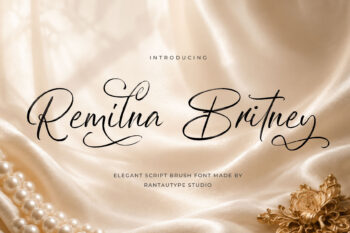 Remilna Britney Elegant Brush Font
