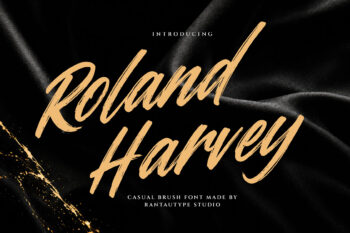 Roland Harvey Casual Brush Font