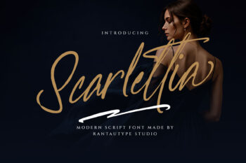 Scarlettia Modern Script Font