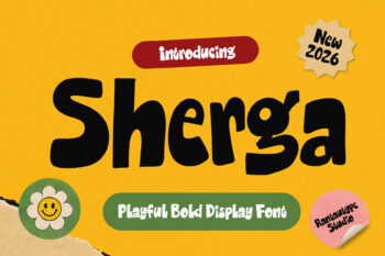 Sherga Bold Playful Font