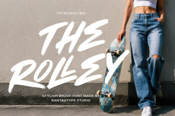 The Rolley Stylish Brush Font