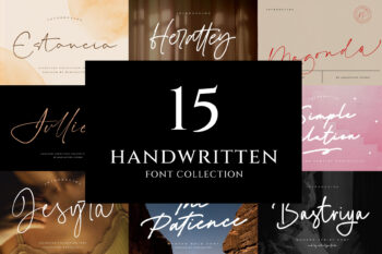 Handwritten Font Bundle Vol. 1