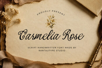 Carmelia Rose Script Font
