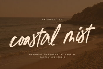 Coastal Mist Handwritten Brush Font