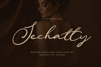 Sechatty Modern Signature Font