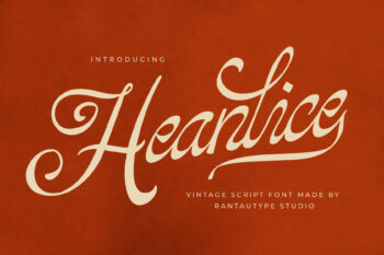 Heanlice Vintage Script Font