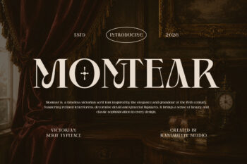 Montear Victorian Serif Typeface