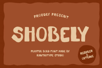 Shobely PLayful Bold Font