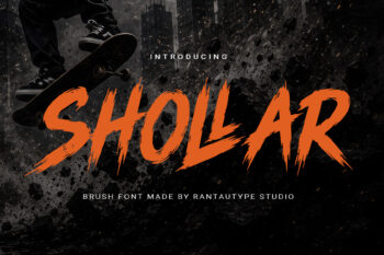 Shollar Brush Font