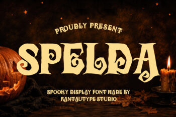 Spelda Spooky Fun Display Font