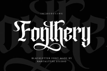 Fonthery is Blackletter Font
