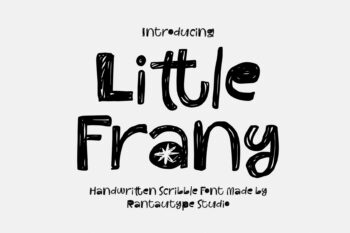 Little Frany Handwritten Scribble Font