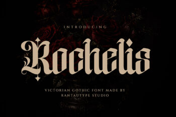 Rochelis Victorian Gothic Font