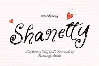 Shanetty Handwritten Curly Font