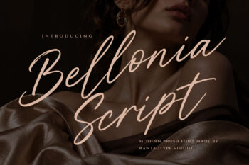 Bellonia Script Modern Brush Font