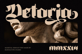 Detoria Medieval Display Font