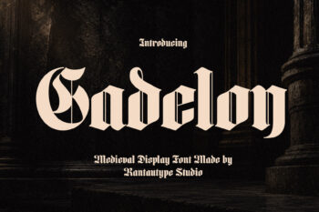 Gadelon Medieval Display Font