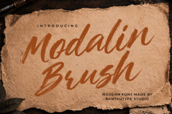 Modalin Brush Modern Font