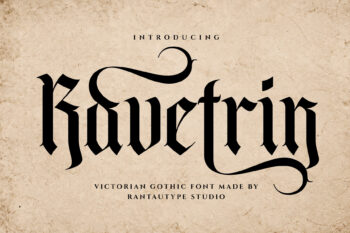 Ravetrin Victorian Gothic Font