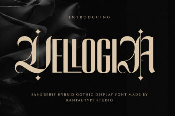 Vellogia Gothic Display Font